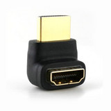 HDMI弯头公对母HDMI90度270度转接头1.3版HDMI公转母