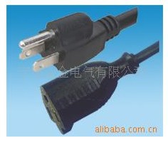 电源插头线,UL标准电源线CSA插头线美规电源线美式延长线