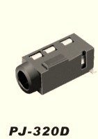 3.5贴片耳机插座音频插座PJ-320D