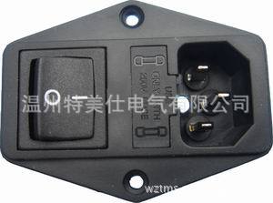 大量供各种规格不同的的量好的带开关带双保险电源插座