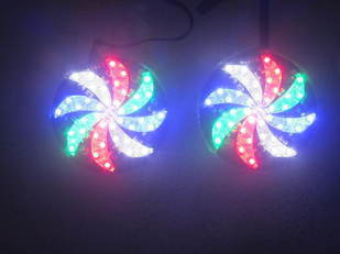 ĦгװʵװεLEDҶ12V˫ת