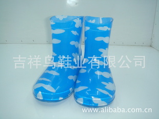 儿童雨鞋水鞋PVC塑料雨鞋外贸水鞋雨靴