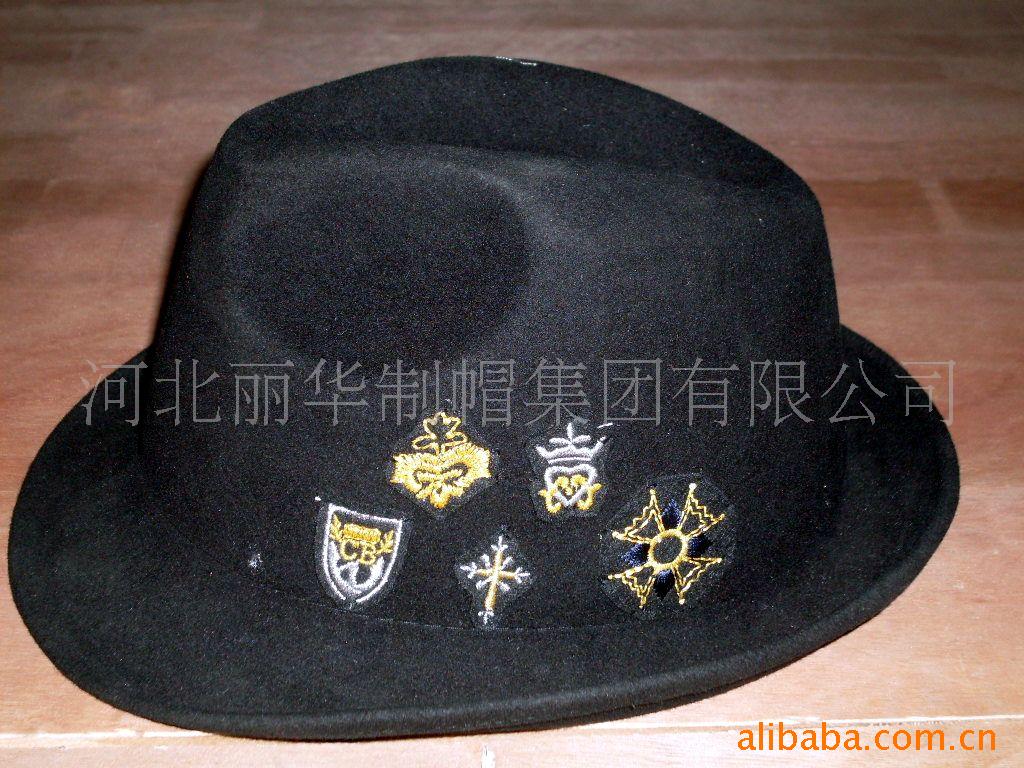 羊毛兔毛毡帽