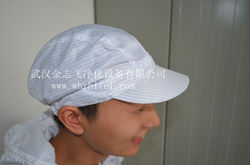 供应广东防静电帽子/小工帽/有沿帽/条形帽