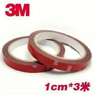 3M汽车双面胶带10mm*2.8m进口双面胶带超强泡棉胶带