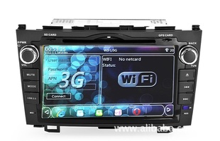 8inchHondaCRVCardvdplayerwithwifi/3Ginternet/GPS