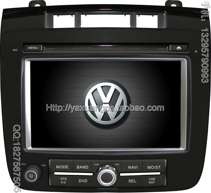 大众新途锐DVD导航,2012年款途锐加装安装车载GPS