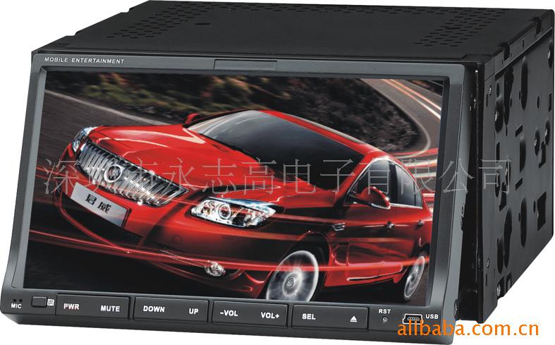 7寸双定车载DVD,内置GPS,CARDVD