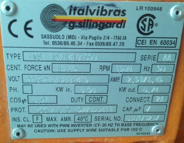ItalvibrasMVSI10/12000-S90