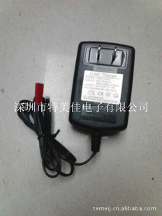 厂家直销墙插式8.4V1A12.6V1A带指示灯锂电池充电器