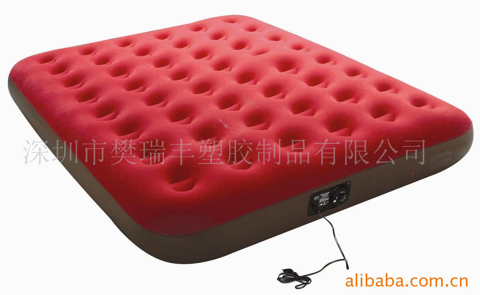 PVC充气玩具,充气植绒床垫,PVC充气促销品(图)