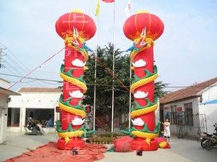 一佳气模盘龙立柱气模,厂家直销,气模