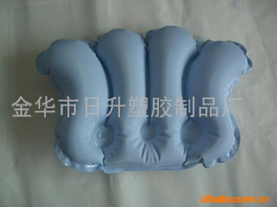 充气PVC浴枕、毛巾布浴枕(图)