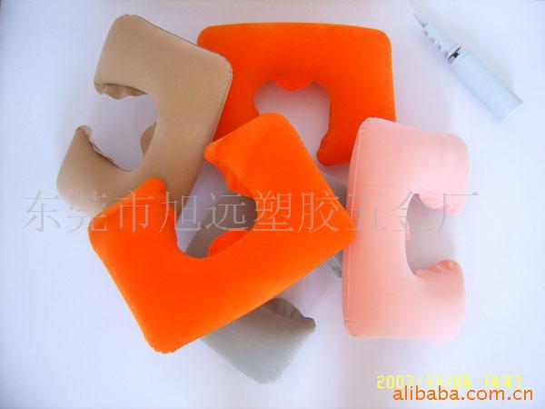 充气枕头/植绒颈枕/充气产品/充气玩具