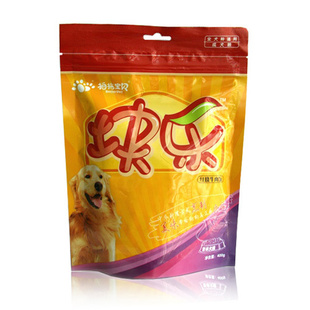 宠物食品厂家批发块乐成犬主粮400g装红牛肉饭味
