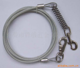 宠物钢丝绳链,宠物钢索,狗链,牵引绳索,动物牵引带,连接钢绳