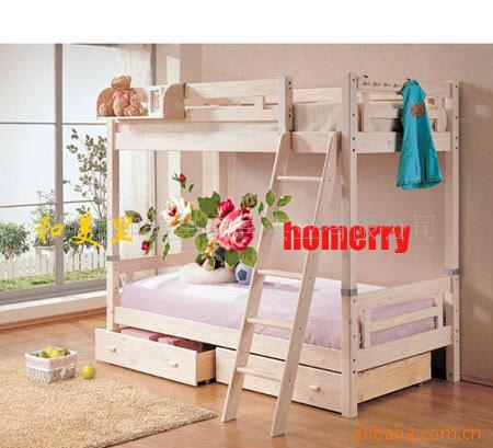 深圳家具-欧式家具-欧式田园儿童双层床