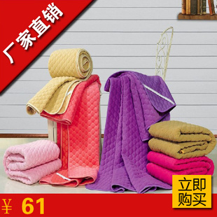 菈微家纺榻榻米珊瑚绒保暖防滑可折叠床垫1.5*2.0m