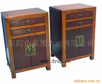 东圃两门两抽柜、床头柜、仿古家具、明清家具20