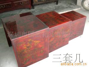 三套几,家具,家居用品,凳,仿古家具,明清家具