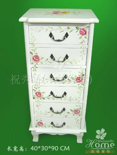 床头柜/田园家具/手绘家具/斗柜
