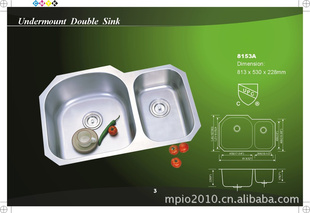 美标款式,台下盆,304不锈钢水槽,Sink,对焊盆,星盆,厨盆