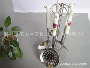 风系列强化陶瓷柄厨具套装礼品厨具六件套厨具烹饪厨具