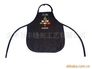 涤棉绣花印花围裙,防水围裙,防火围裙