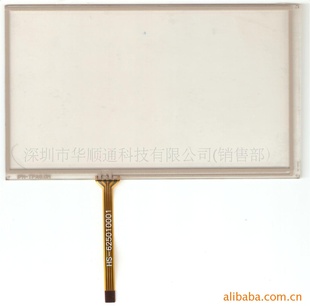 华顺通各种尺寸电阻模拟式4线触摸屏,用于电子电器。