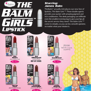 TheBalmGirlsLipstick口红
