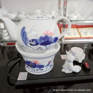 仿古陶瓷电水壶煮水茶壶茶具功夫茶炉第五代工夫陶然炉