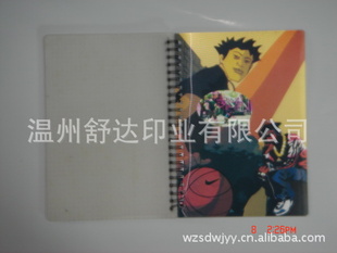 厂家直销生产定做PP三维笔记本封面