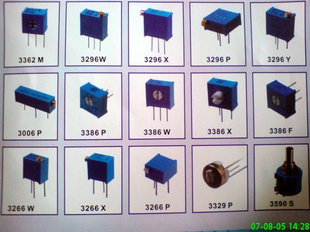 国产电位器3296.3362.3386.3361.3224系列电位器