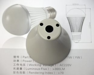 LED散热灯杯,温度低,散热好。仪器模拟测温。确保LED安全