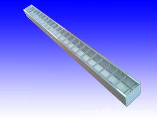 (中山灯具厂家)T51x28w单管吊线式格栅灯盘