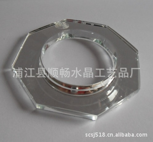 水晶天花灯玻璃灯罩透明圆形台阶