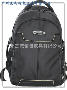 古威登黑防水耐磨外观简单双肩电脑包