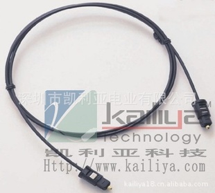 定做光纤线,光纤跳线,两米光纤线,镀金头音频光纤线可订制