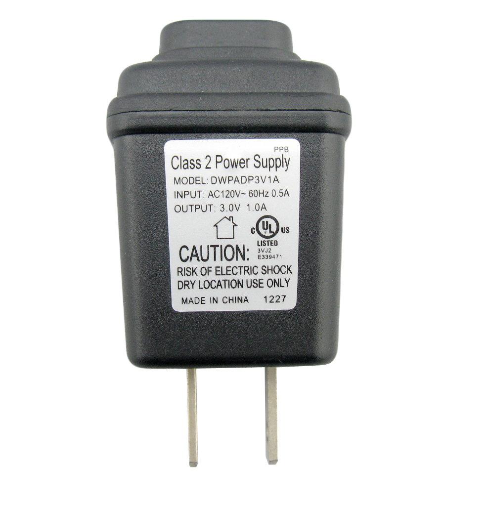 3V1A,圣诞树LED电源适配器,3W,CE/FCC/UL