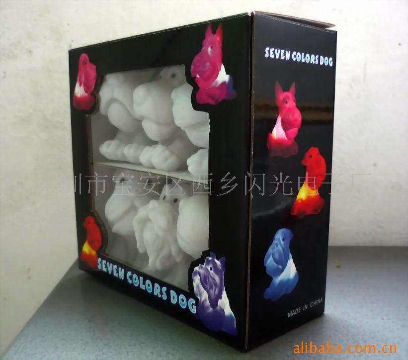 闪光小狗,玩具狗,水上玩具,动物玩具,小礼品(图)