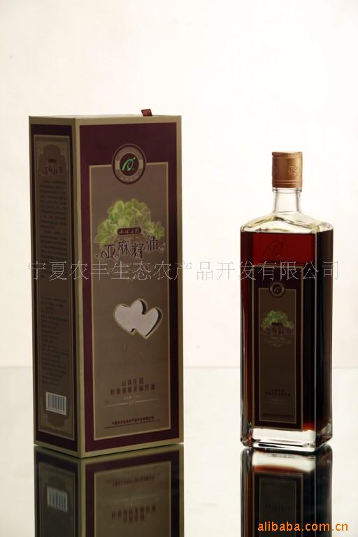 初榨亚麻籽食用油单支()750ml