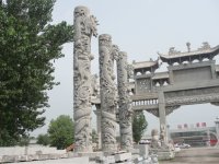 石雕牌坊牌楼,石塔石亭,百龙亭,亭台楼榭