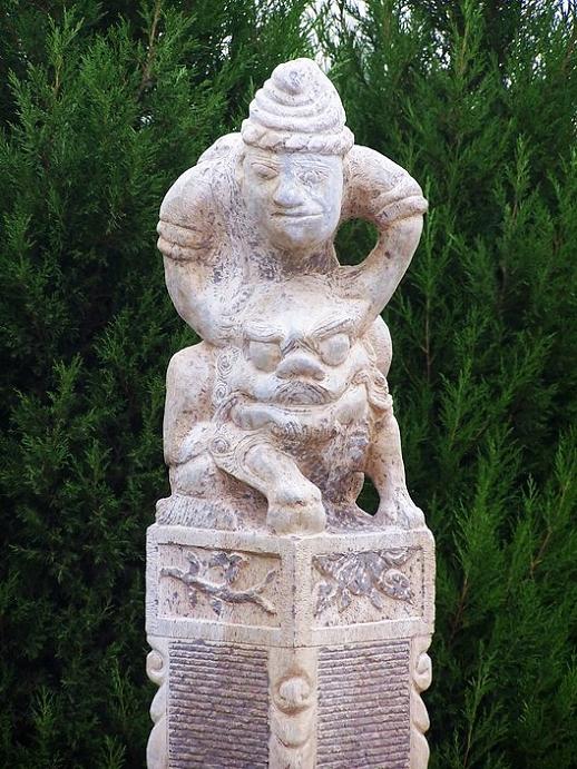 供应仿古石雕井台井口栓马桩石磨望桩系马桩礼器宝瓶