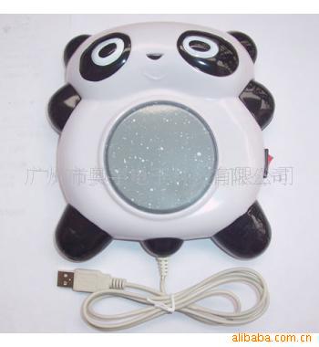 USB熊猫保温碟,家居用品,懒人用品,电子电器