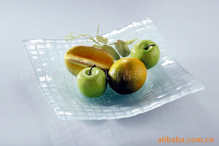 批发热熔玻璃自助餐具,果盘,*缸,