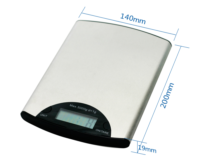 不锈钢电子厨房秤厨房秤配料秤营养厨房秤5kg/1g