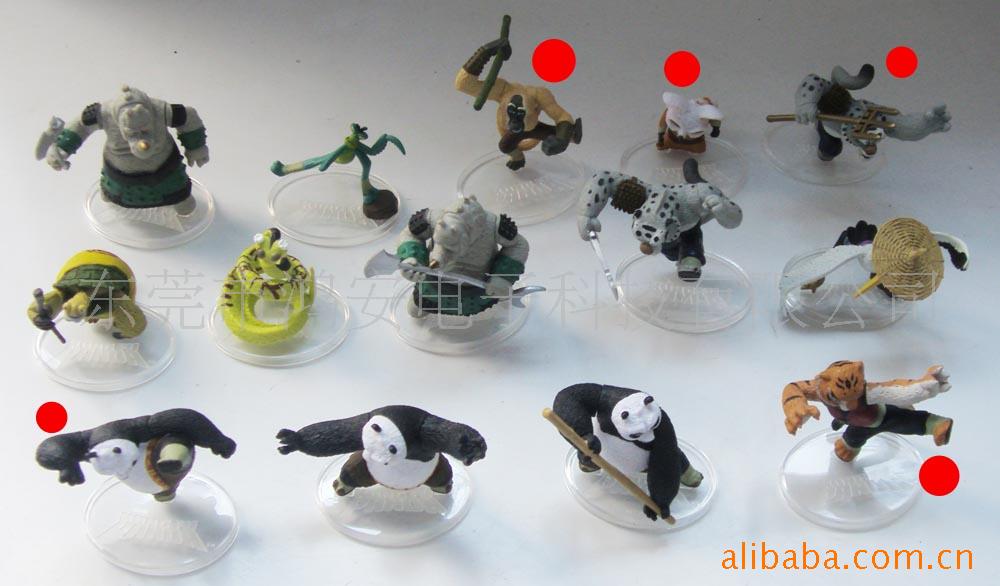 功夫熊猫影视动漫玩具塑胶手办玩具(图)
