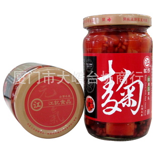 进口调味品江记红曲豆腐乳370g*12瓶/箱