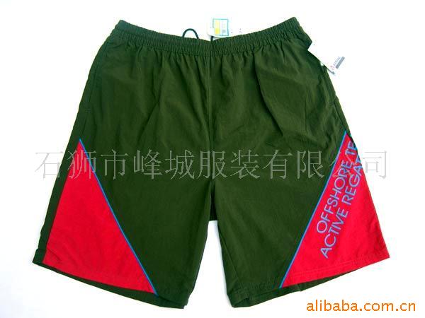 男式沙滩裤,男式短裤,海滩裤,印花沙滩裤,男短裤