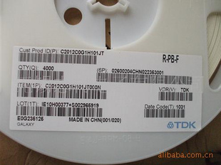 TDKƬC2012COG1H101JT